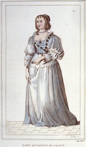 Portret van Henriette-Marie van Frankrijk. Parijs