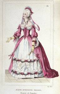 Portret van Jeanne-Antoinette Poisson, Markiezin van Pompadour (bekend als Madame de Pompadour)