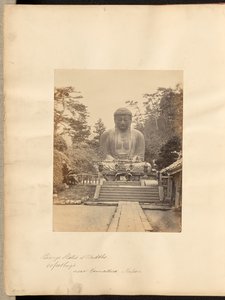 Bronzen Boeddhabeeld, 60 meter hoog, bij Kamakura, Japan