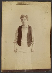 [Man met vest en schort]