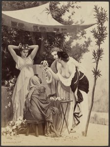 "De kransverkoper" door Gustave Boulanger door Unknown artist/maker