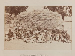 Afghaanse mannen, Jalalabad door Unknown photographer