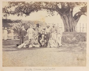 Leger cricketteam, Calcutta door Unknown photographer