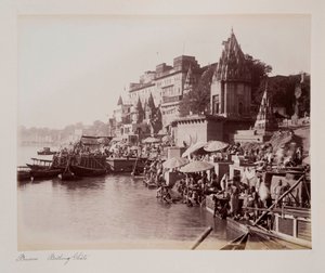 Benares Badende Ghâts, ca. 1885