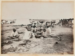Kamp van de 15e (Bengalen) Inheemse Infanterie, Suakin Veldmacht door Unknown photographer