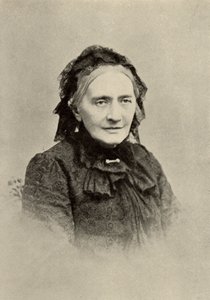 Clara Schumann (geboren Clara Wieck - 1819-1896) Duitse pianiste op oudere leeftijd door Unknown photographer