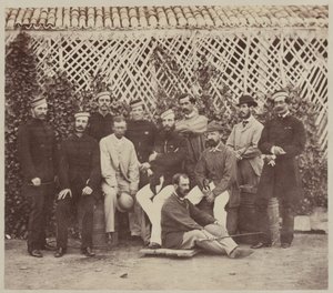 Cricketspelers, Karachi door Unknown photographer