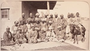 Durbar Maidan en Logar Chiefs, Kabul door Unknown photographer