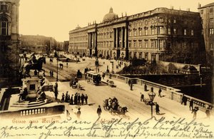 Duitsland, Berlijn, paleis van de Duitse Keizer, ansichtkaart circa 1904