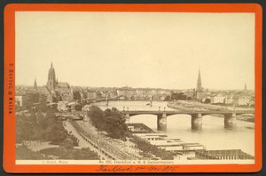 Duitsland, Hessen, Frankfurt am Main en Sachsenhausen, uitgegeven door C. Hertel, Mainz door Unknown photographer