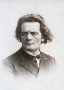 Halflang portret van de beroemde Russische pianist en componist Anton Grigorevic Rubinstein door Unknown photographer