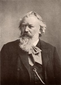 Johannes Brahms (1833-1897) door Unknown photographer