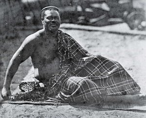 Koning Cetshwayo in ballingschap in Kaapstad