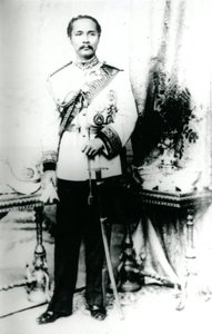 Koning Chulalongkorn, ca. 1880 door Unknown photographer