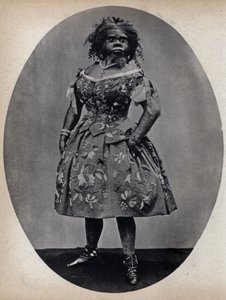 Les Monsters, de vrouw hond. Fotografie, eind 19e eeuw, Parijs. door Unknown photographer