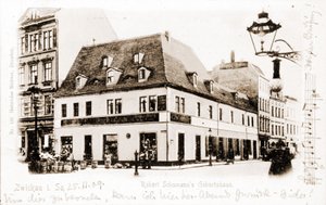 Huis van Robert Schumann in Zwickau, Duitsland door Unknown photographer