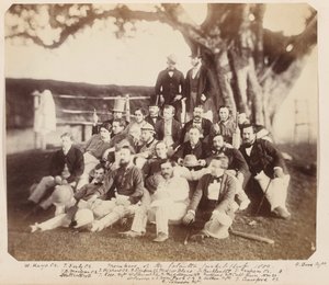 Leden van de Calcutta Cricket Club, 1859 door Unknown