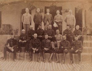 Leden van de Khyber Rifles door Unknown photographer