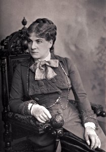 Mme Alix-Marie PASCA (1836-1906) - Portret van Alix Pasca, Franse komiek. Fotografie eind 19e eeuw door Unknown photographer