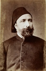 Portret van Ahmet Mithat Pasha (1822-1883), Turkse hervormer door Unknown photographer