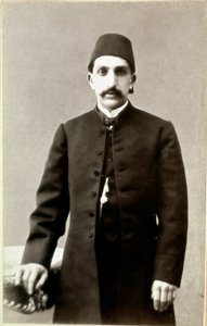 Portret van sultan Abdulhamid II (1842-1918)