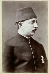 Ottomaanse Rijk: Portret van Sultan Murad V (1840-1904). Fotografie. 1876 Ankara, Turkse Historische Vereniging, Turkije door Unknown photographer