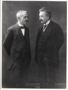 Paul Langevin en Albert Einstein