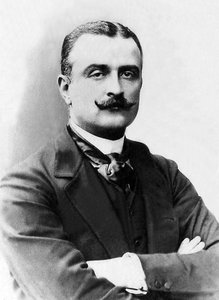 Portret van Markies Antoine de Mores, Franse avonturier. door Unknown photographer