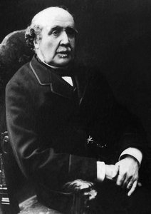 Portret van Albert, Hertog van Broglie (1821-1901), Franse historicus en politicus. door Unknown photographer