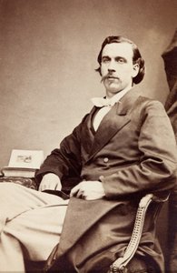 Portret van Allan Foli, ca. 1860 (zwart-wit foto) door Unknown photographer
