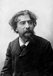 Portret van Alphonse Daudet (1840-1897), Franse romanschrijver en verhalenverteller