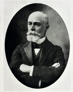 Portret van Antoine Henri Becquerel - Engelse natuurkundige, Nobelprijswinnaar 1852-1908