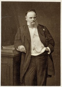 Portret van Aristide Boucicaut (koopman en filantroop) in 1874. door Unknown photographer