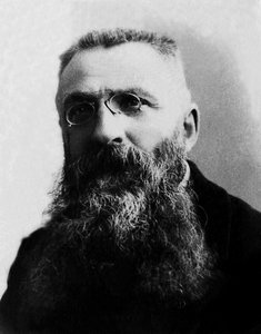 Portret van Auguste Rodin (1840-1917) Franse beeldhouwer