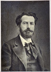 Portret van Bartholdi in 1880
