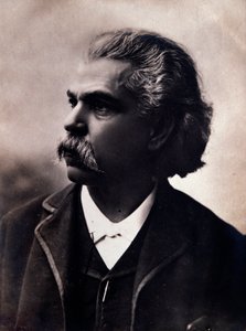 Portret van Carlos Andrea Gomes (Gomez) (1836-1896) Braziliaanse componist Fotografie. 19e eeuw. door Unknown photographer