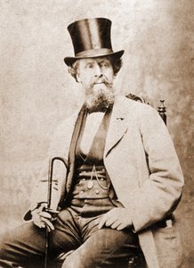 Portret van Charles Dickens (1812-1870), Engelse schrijver rond 1855
