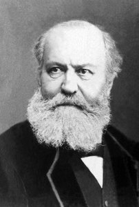 Portret van Charles Gounod (1818-1893), Franse componist. door Unknown photographer