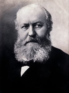 Portret van Charles Gounod (zwart-wit foto) door Unknown photographer