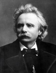 Portret van Edvard Grieg (1843 - 1907) Noorse componist