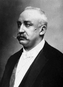 Portret van Felix Faure (1841-1899), industrieel en politicus, gematigd republikein, hij werd president van de republiek van 1895 tot 1899. door Unknown photographer