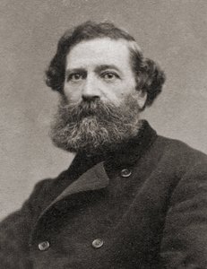 Portret van Felix Pyat (1810-1889) Franse schrijver, journalist en politicus door Unknown photographer