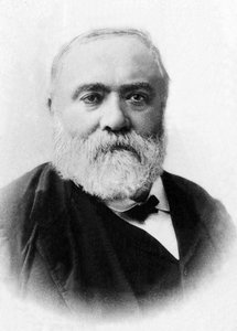 Portret van Francisque Sarcey, Franse journalist. door Unknown photographer