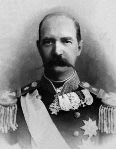 Portret van George I (1845-1913), Koning van Griekenland van 1863 tot 1913 door Unknown photographer