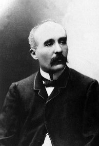 Portret van Georges Benjamin Clemenceau (1841-1929), journalist en politicus. door Unknown photographer