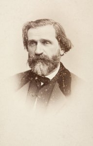 Portret van Giuseppe Verdi door Unknown photographer