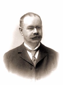 Portret van Hermann Hollerith (1860-1929), Amerikaanse statisticus