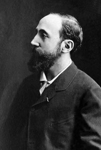 Portret van Jules Claretie (1840-1888), Franse romanschrijver door Unknown photographer