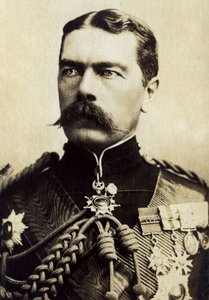 Portret van Lord Kitchener van Khartoem (1850-1916), Engelse militair door Unknown photographer