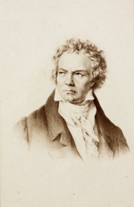 Portret van Ludwig van Beethoven door Unknown photographer